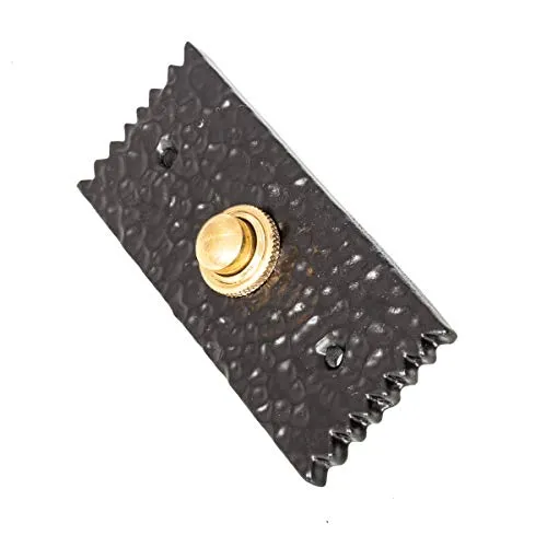 Antikas - Haustür Schelle Beschläge schwarze Klingel Retro Landhaus Klingeln Türklingel