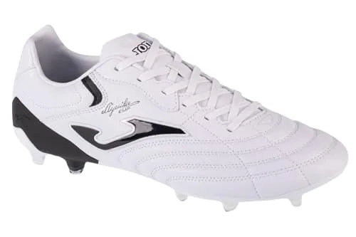 Joma Herren Football Boots Blanco 41 EU - Fußballschuhe aus hochwertigem synthetischem Leder für optimalen Halt und Performance auf dem Platz.