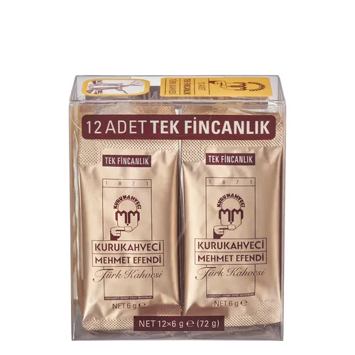 Türkischer Kaffee Eine-Portion-Packung 12 x 6g