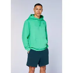 CHIEMSEE Kapuzensweatshirt mit Logo-Rückenprint - Sportives Kapuzensweatshirt für Herren mit markantem Logo-Print und hochwertiger Verarbeitung. Ideal für entspannte Freizeitlooks und aktive Tage am Wasser, bietet es angenehmen Tragekomfort und optimale Bewegungsfreiheit.