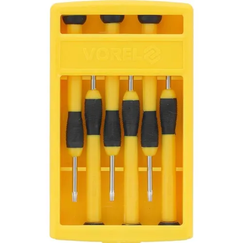 Toya CrV TORX Uhren-Schraubendreher-Satz 6-teilig (Pin-torx) (5906083645549)