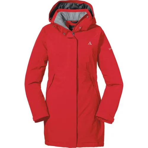 Schöffel Damen Insulated Jacket Bastianisee L - Funktionale Winterjacke mit 4-Wege-Stretch - Funktionsjacke für jedes Wetter: Wasserdicht und windabweisend, ideal für Outdoor-Aktivitäten bei niedrigen Temperaturen. Perfekter Komfort durch verstellbare Kapuze und atmungsaktives Innenfutter.