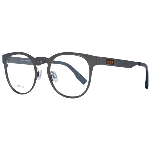 Zegna Couture ZC5003 48 020 Titan Brille für Männer - Elegante optische Fassung aus leichtem Titan mit grauer Farbgebung. Ideal für den täglichen Einsatz und stilvoller Begleiter für jede Gelegenheit. Lieferung inklusive Markenetui.