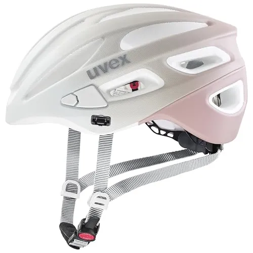 Uvex True cc Fahrradhelm sand-dust rose matt 55-58 von uvex