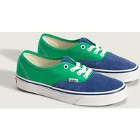 VANS AUTHENTIC Klassische Low-Top Canvas-Sneaker für Herren und Damen, Blau