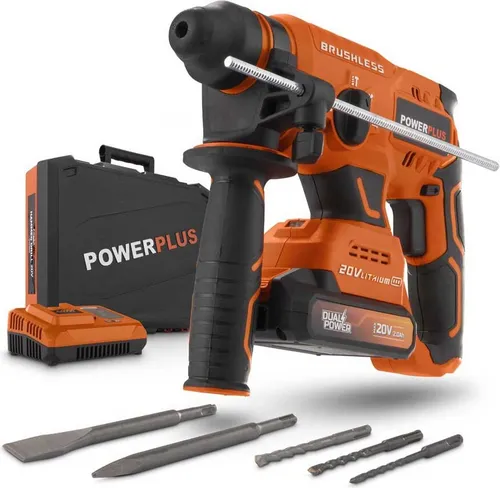 Powerplus Powdp15640 20v Bohrhammer Orange One Size / EU Plug Orange One Size