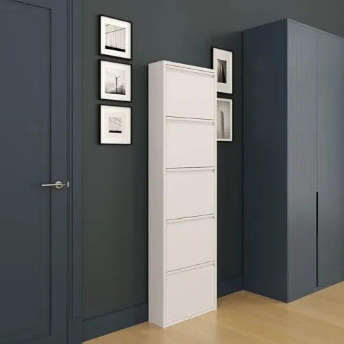 Schuhregale & -schränke Weiß von Furni24