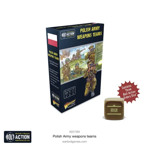 Polish Army Weapons Teams Bolt Action Warlord Games Tabletop Miniaturen Polen