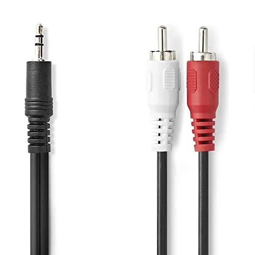 Cablepelado, Stereo-Audio-Kabel Jack 3,5 mm männlich – 2 RCA männlich, 5 Meter