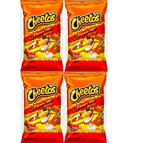 Cheetos Flamin Hot Crunchy 226 g, 4 Stück von Candyland sweets