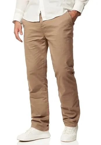 behype. Herren Chino Hose Regular-Fit mit Stretch Jeans Chinohose