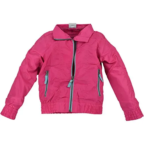 kaiser24 Atmungsaktive Regenjacke für Kinder, Winddicht und schmutzabweisend (110/116, rosa)