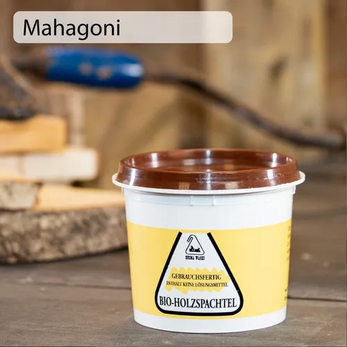 Holzspachtel Holzkitt Spachtelmasse für Holz - Mahagoni - 500g