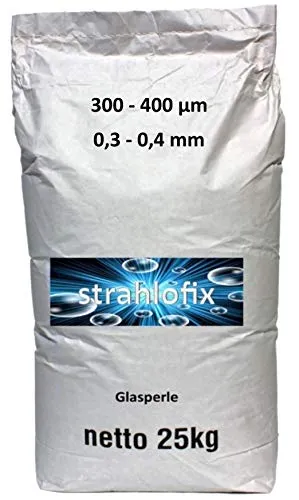 Produktbild Strahlmittel Glasperlen Strahlglasperlen (300-400 µm) 25 kg
