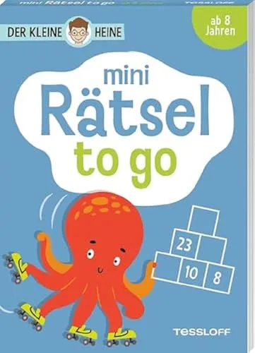 Der kleine Heine. Mini Rätsel to go. Ab 8 Jahren | Rätselspaß für unterwegs | Mit Lösungen | Im praktischen Pocket-Format: 40 bunte Rätsel für unterwegs