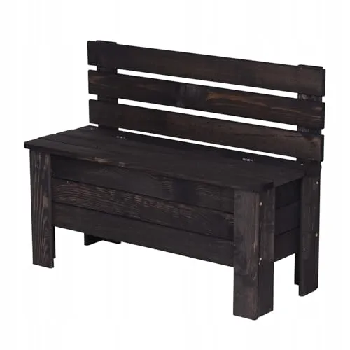 STOLMAK Gartenbox 71x54x29 cm aus Kiefernholz – Ideal für Aufbewahrung