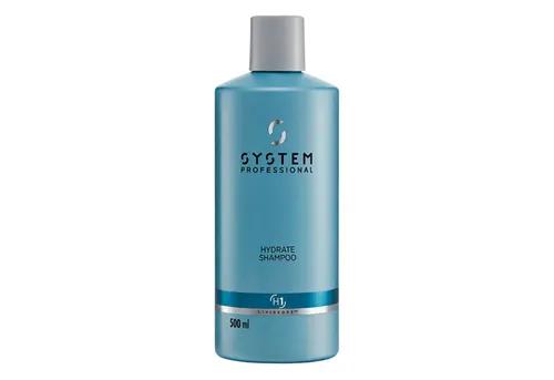 System Professional H1 Hydrate Shampoo 500 ml - Feuchtigkeitspflege Shampoo für alle Haartypen, ideal bei trockenem Haar. Verleiht Geschmeidigkeit und optimale Kämmbarkeit mit wertvollen Inhaltsstoffen.