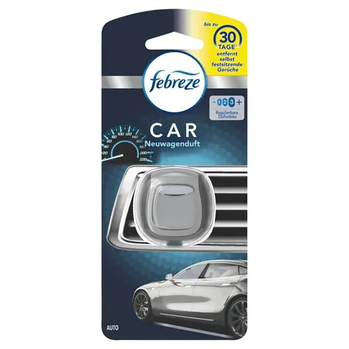 Procter and Gamble Lufterfrischer P&G Febreze Car Lenor Neuwagenduft 2 ml 30 Tage konstante Frische in Ihrem Auto, Clip FE4018
