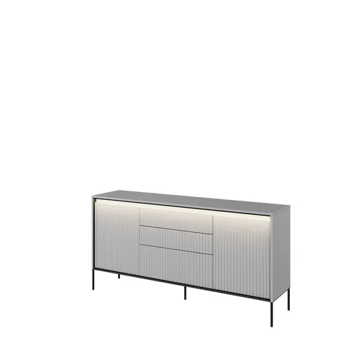 yourhouse24 Kommode TREND TR-01 mit Riffelung und Soft-Close-Funktion - Elegante Kommode TREND TR-01 mit einzigartiger Riffelung und praktischen Soft-Close-Schubladen für stilvolle Aufbewahrung und Organisation.