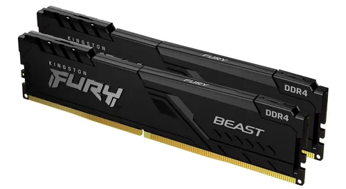 Kingston FURY Beast DDR4 DIMM Memory 3200 MHz 32 GB (2 x 16 GB) - Hochleistungs-RAM für Gaming-PCs, optimiert für Multitasking und lebenslange Garantie