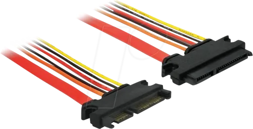 DELOCK 84917 - Verlängerung SATA 6 Gb/s 22 Pin Stecker > SATA 22 Pin Buchse 10