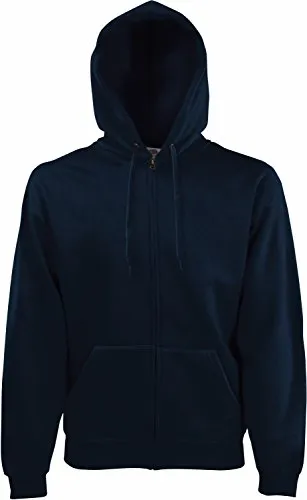 Fruit of the Loom: Hooded Zip Sweat 62-034-0, Größe:L;Farbe:Deep Navy