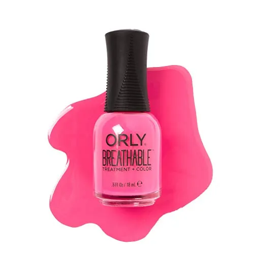 ORLY Breathable Pep In Your Step 18 ml – Pflege & Nagellack in Einem, 100% vegan, 13-free, Halal, atmungsaktiv & stärkend mit Arganöl, Vitamin B5 & C, kein Base/Top Coat nötig