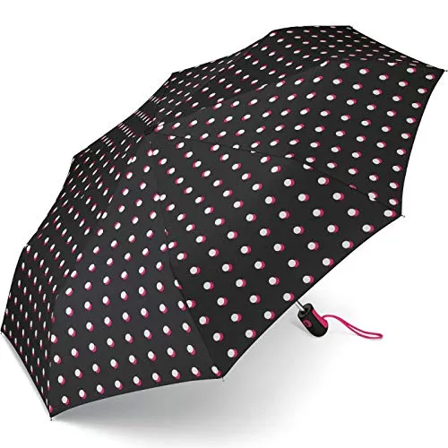 Esprit Taschenschirm Easymatic Light Double Dot - schwarz