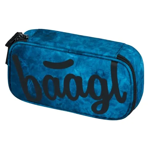 Baagl Federmäppchen für Jungen Mädchen - Schulmäppchen für Schreibwaren - Schulsachen Federtasche, Kinder Federmappe, Etui für Schule (Ocean)