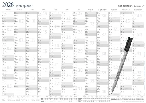 Wandkalender von STAEDTLER