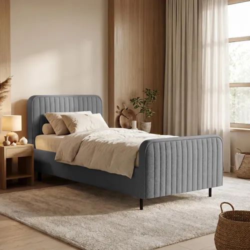 BEAUTYSOFA Polsterbett LAMI 90x200 cm