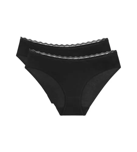 Triumph Feel of Cotton Tai 2P Black
