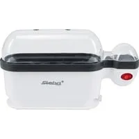 Steba Eierkocher EK 4 - für max. 3 Eier, antihaftbeschichtete Kochschale und praktischer Tragegriff, 350 Watt Leistung