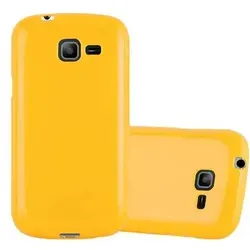 Produktbild Cadorabo Schutzhülle für Samsung Galaxy TREND LITE Hülle in Gelb TPU Etui Hülle Case Cover