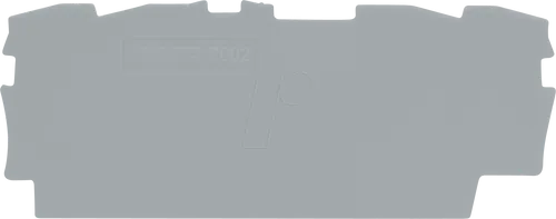 WAGO 2002-1491 - Abschluss- und Zwischenplatte für WAGO 2001-14 und 2002-14