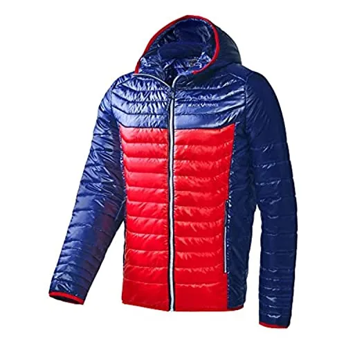 Black Crevice Herren Isolationsjacke, blau/rot, XL - Optimaler Schutz für Outdoor-Aktivitäten - Funktionsjacken mit 120g Wattierung für Wärme, wind- und wasserabweisend. Leichtes Packmaß für einfache Mitnahme auf Wanderungen.