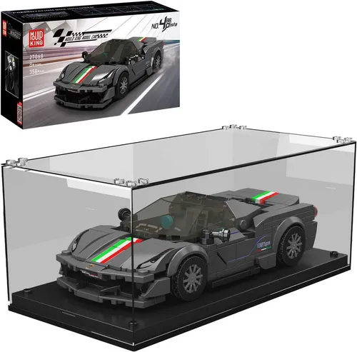 - 488 Pista Sportwagen inkl. Vitrine (Mould King) 27068