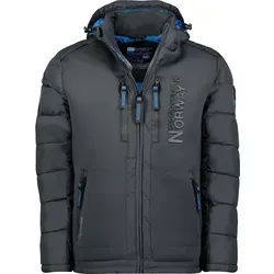 Geographical Norway Winterjacke Herren mit Kapuze - Funktionsjacke für Outdoor-Aktivitäten, wind- und wasserabweisend, ideal für kalte Wintertage.