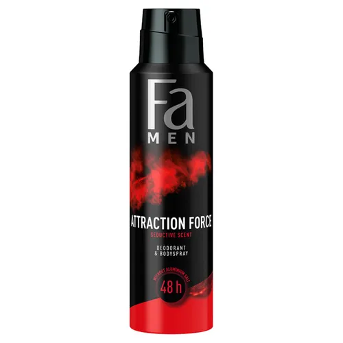 Fa Men Attraction Force 48H Deodorant Spray mit verführerisch-maskulinem Duft 15