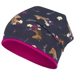 Smarilla Jerseymütze Mädchenmütze Übergangsmütze Stoffmütze blau 50-52