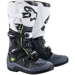 Alpinestars Tech 5 Motocross Stiefel - Motorradstiefel mit fortschrittlicher Multi-Paneel Struktur, strapazierfähig und leicht, ideal für Komfort und Stabilität beim Off-road Fahren.