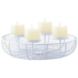 Marrakesch Orient & Mediterran Interior Kerzenständer in weiß von Marrakesch Orient & Mediterran Interior