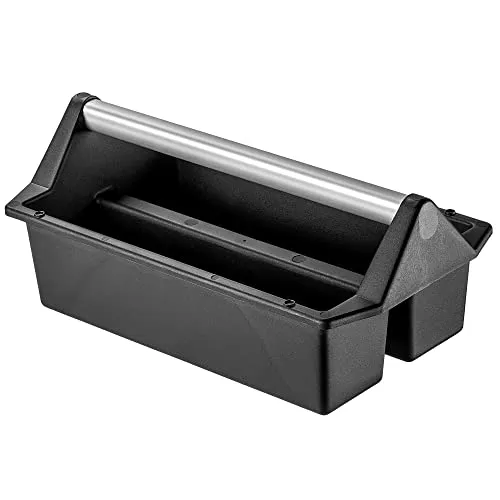 KADAX Werkzeugkasten, kunststoff-Tragekasten in 2 Größen, Mehrzwecktragekasten für Werkzeug, Toolbox mit Tragegriff, Werkzeugablage, Werkzeugträger (40x22 cm)