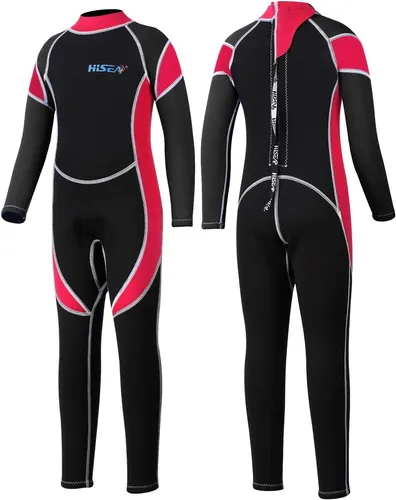 Yikayin Thermo-Neoprenanzug Kinder, 2.5mm Neoprenanzug/Lang/Größe 4/120-130 cm