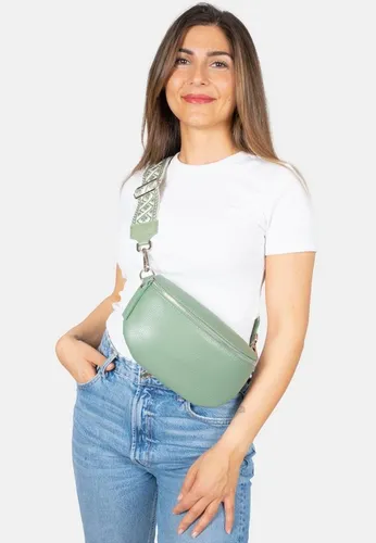 Seasons of April Umhängetasche Crossbody Bag Helen, Schultertasche Umhängetasche in Gr. M aus 100% Leder mit breitem Gurt