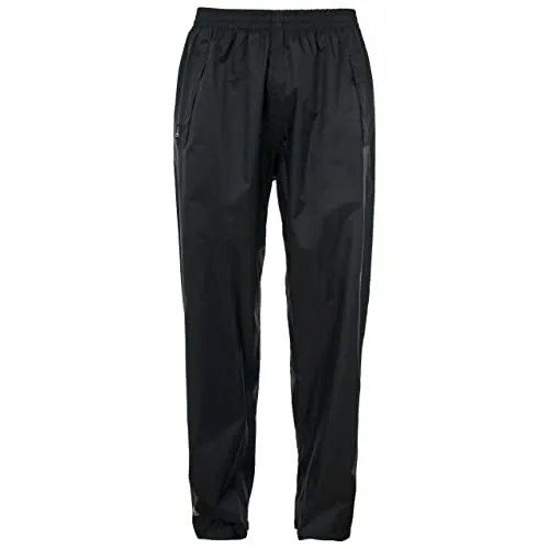 Trespass Qikpac Waterproof Trouser XXLarge Black - Funktionsjacken, wasserdicht und leicht verstaubar – ideal für Outdoor-Aktivitäten und wechselhaftes Wetter.