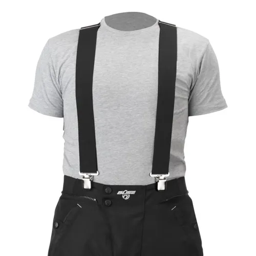 Büse Universal-Hosenträger, schwarz für Männer - Motorradhosen mit extrem starkem Halt und hochwertigem, elastischem Polyamidgewebe in Premiumqualität – eine Größe für alle!