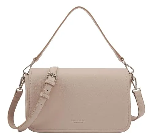 Seidenfelt Malvik Schultertasche 27cm – Elegante Damenhandtasche in summer stone - Damentaschen, stilvolle Schultertasche mit Magnetverschluss und modischem Design, ideal für den täglichen Gebrauch und kleine Ausflüge.