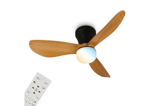 Produktbild Briloner Leuchten LED Deckenleuchte mit Ventilator und Fernbedienung