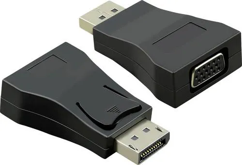 Value 12.99.3156 Adapter [1x DisplayPort Stecker - 1x VGA-Buchse] Schwarz
